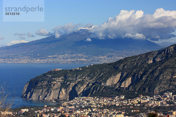 Ansicht Kampanien Italien Halbinsel