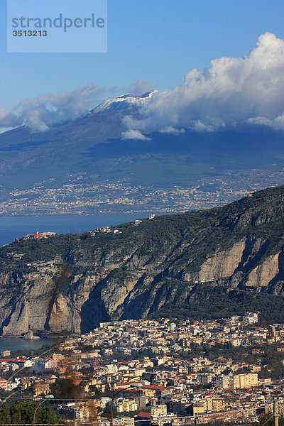 Ansicht Kampanien Italien Halbinsel