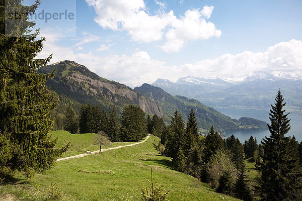 Berglandschaft  Erhöhte Ansicht