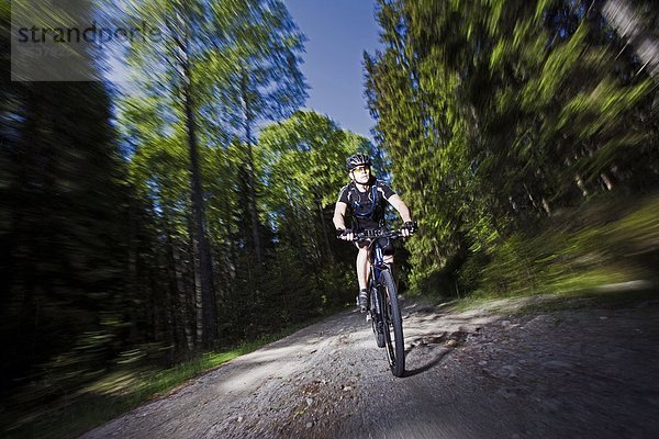 Radfahrer mit ein Mountainbike  Schweden