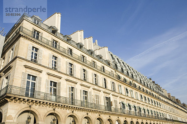 Frankreich  Paris  Gebäude Rue de Rivoli
