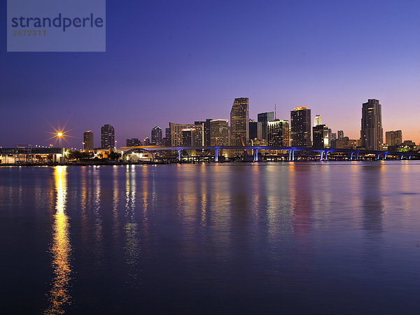 Skyline  Miami  Florida  USA