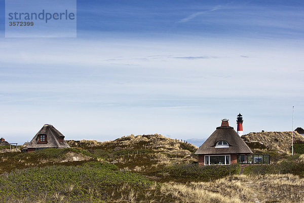 Ferienhäuser in den Dünen  Hörnum  Sylt  Deutschland