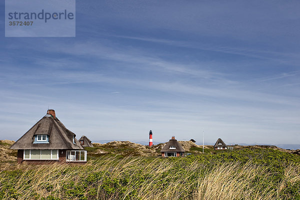 Ferienhäuser in den Dünen  Hörnum  Sylt  Deutschland