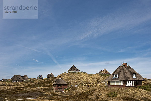 Ferienhäuser in den Dünen  Hörnum  Sylt  Deutschland