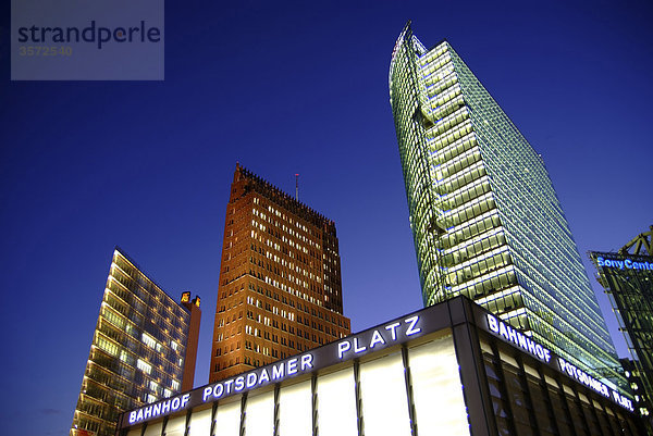 Potsdamer Platz  Berlin  Deutschland  Europa