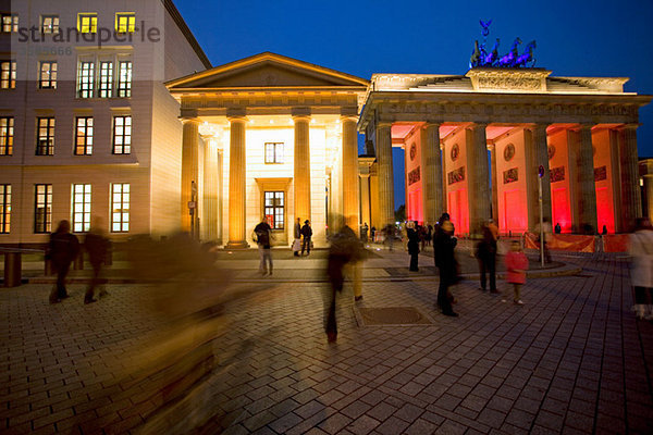 Pariser Platz und Brandenburger Tor in Berlin