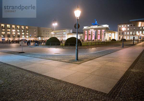 Pariser Platz und Brandenburger Tor in Berlin