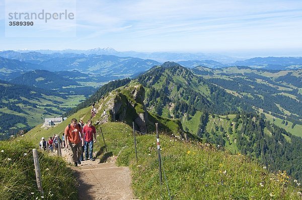 Hochgrat bei Oberstaufen  Allgäuer Alpen  Bayern  Deutschland  Europa