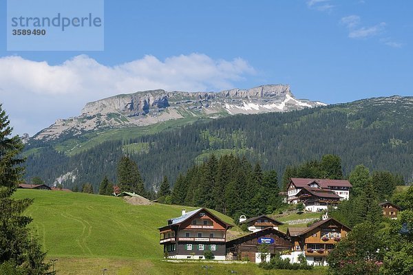 Blick auf den Hohen Ifen  Kleinwalsertal  Vorarlberg  Österreich  Europa