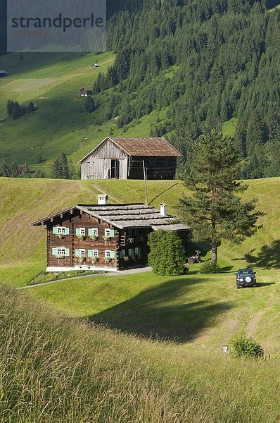 Bauernhof  Kleinwalsertal  Vorarlberg  Österreich  Europa