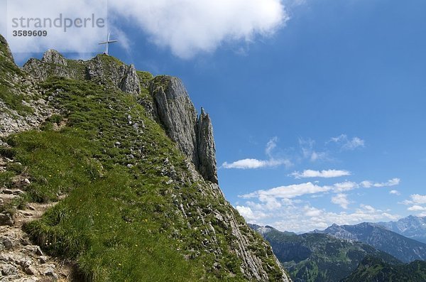 Branderschrofen  Ammergauer Alpen  Bayern  Deutschland  Europa