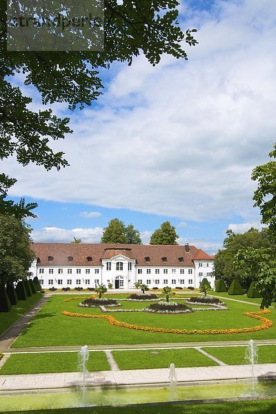 Hofgarten und Orangerie  Kempten  Allgäu  Bayern  Deutschland  Europa