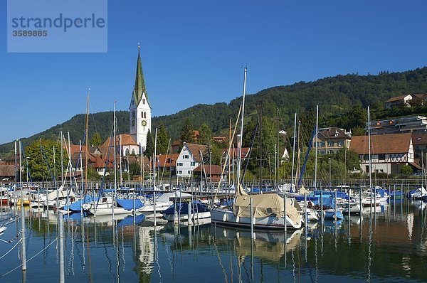 Jachthafen  Sipplingen  Baden-Württemberg  Deutschland  Europa