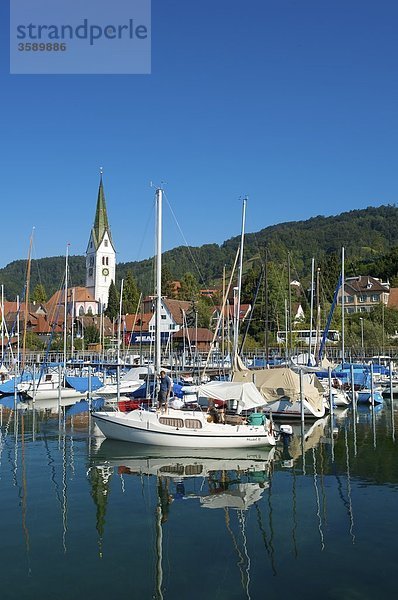 Jachthafen  Sipplingen  Baden-Württemberg  Deutschland  Europa