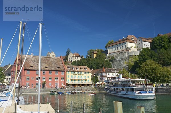 Ausflugsschiff  Meersburg  Baden-Württemberg  Deutschland  Europa