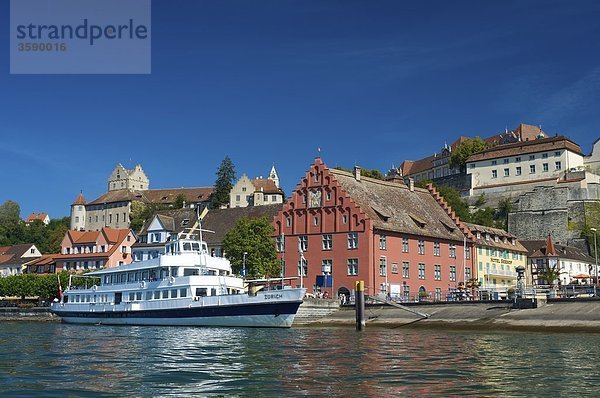 Ausflugsschiff  Meersburg  Baden-Württemberg  Deutschland  Europa