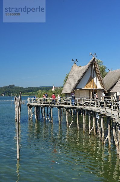 Pfahlbaumuseum  Unteruhldingen  Baden-Württemberg  Deutschland  Europa