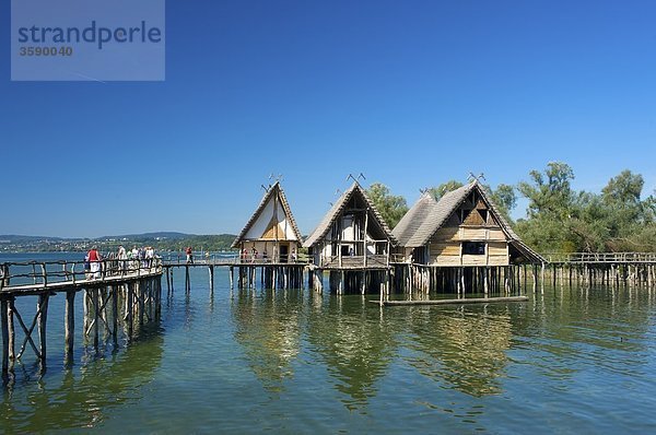 Pfahlbaumuseum  Unteruhldingen  Baden-Württemberg  Deutschland  Europa