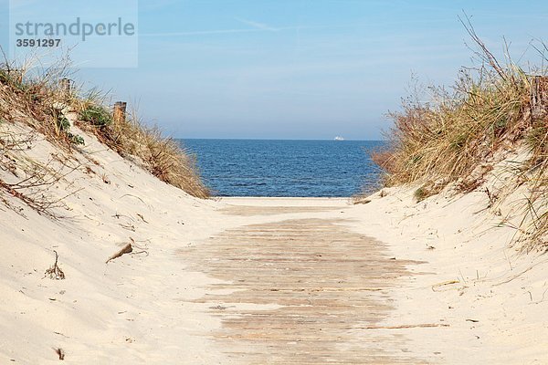 Strand von Ahlbeck  Usedom  Deutschland