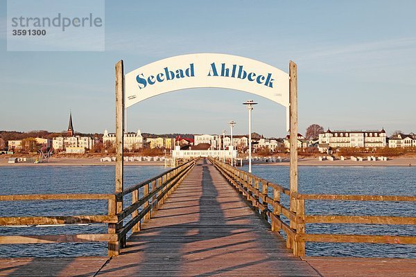 Seebrücke Ahlbeck  Usedom  Deutschland