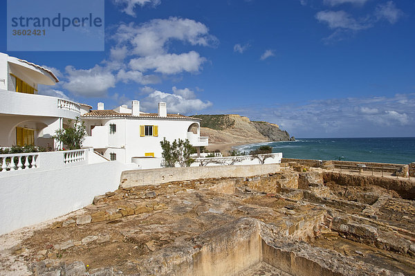 Römisches Badehaus in Praia da Luz  Algarve  Portugal