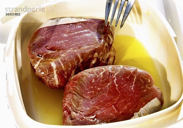 Steaks in Buttermarinade