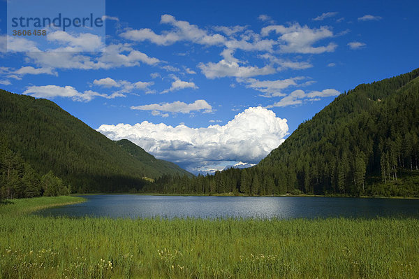 Lake in the Gailtaler Alps  Austria