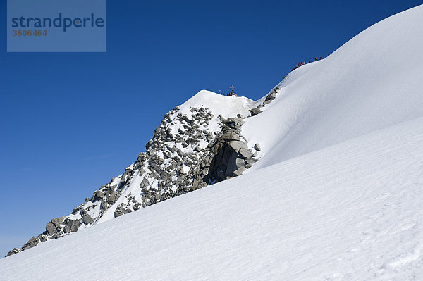 Aufstieg zum Großvenediger  Alpen  Österreich