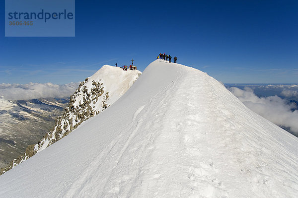 Aufstieg zum Großvenediger  Alpen  Österreich