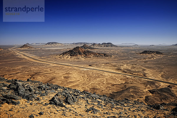 Schwarze Wüste  Libysche Wüste  Ägypten  Afrika
