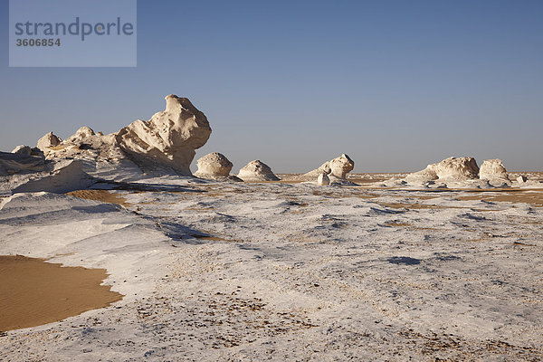 Weiße Wüste  Libysche Wüste  Nähe Oase Farafra  Ägypten  Afrika