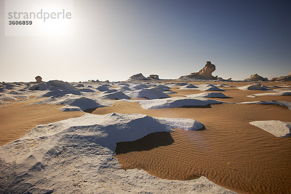 Weiße Wüste  Libysche Wüste  Nähe Oase Farafra  Ägypten  Afrika