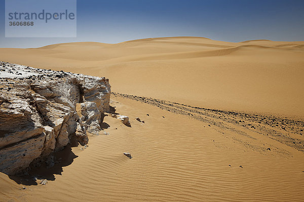 Libysche Wüste  Nähe Oase Dachla  Ägypten  Afrika