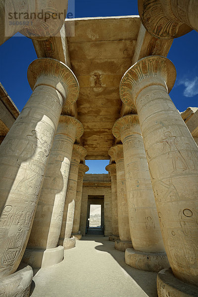 Ramesseum  Tal der Könige  Luxor  Ägypten  Afrika