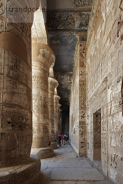 Medinet Habu  Luxor  Ägypten  Afrika