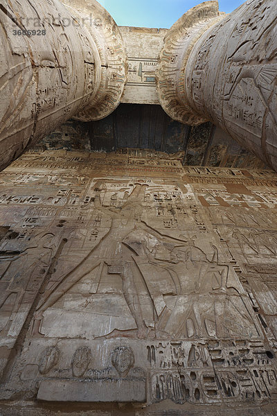 Medinet Habu  Luxor  Ägypten  Afrika