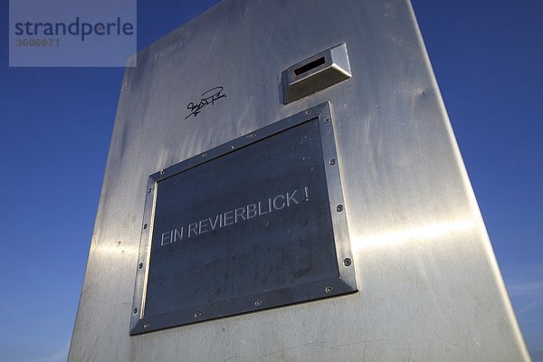 Stele auf dem Tippelsberg  Bochum  Deutschland