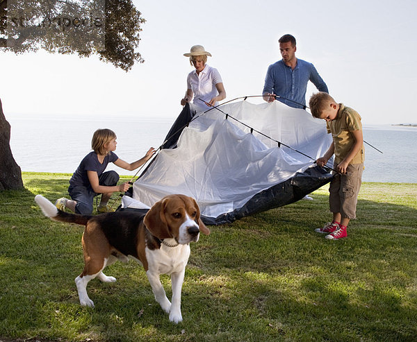 Familiencamping am Meer