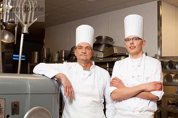 Chefs in gewerbliche Küche  Portrait