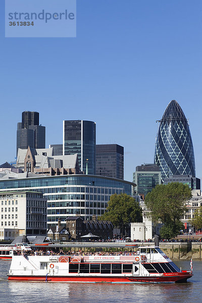 England  London  City of London Business Bereich Skyline