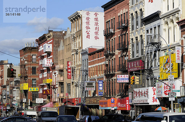 Lafayette Street  Chinatown  Manhattan  New York  New York  USA