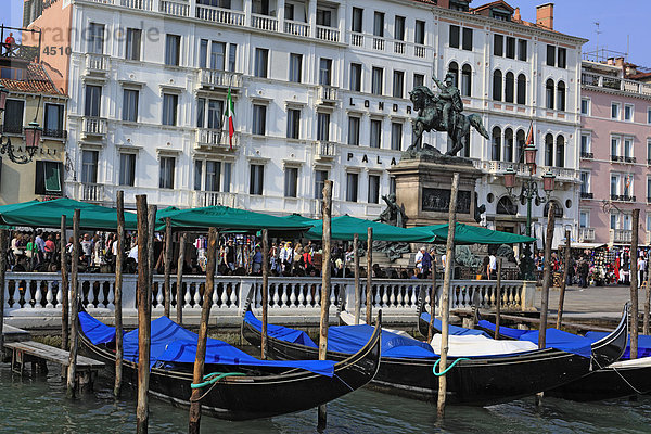 Gondeln  Venedig  Veneto  Italien