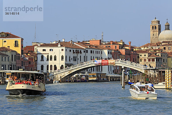 Canal Grande  Venedig  Veneto  Italien