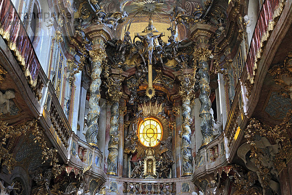 Interior  Asamkirche  München  Bayern  Deutschland