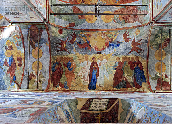 Fresko  1686  St. Sophia Kathedrale  Vologda  Vologda Region  Russland