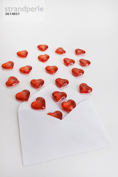 wissen  Konzept  Herzen  Schokolade  rot  Symbol  Liebe  Romantik  Valentinstag