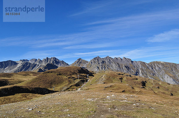 Landschaftlich schön landschaftlich reizvoll Berg Natur Alpen Herbst Schweiz