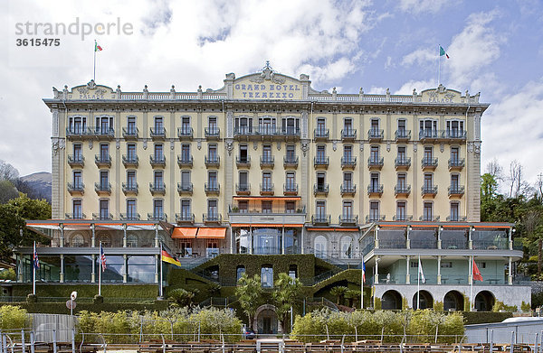 Grand Hotel Tremezzo  Tremezzo  Grenzstädtchen  Luxus-Hotel Lago Como  Lario  Architektur  Bau  Bau  Italien  Lombardei