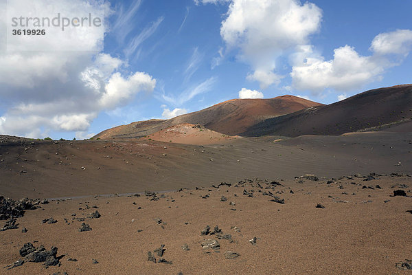 Nationalpark Timanfaya  Lanzarote  Kanarische Inseln  Spanien  Europa